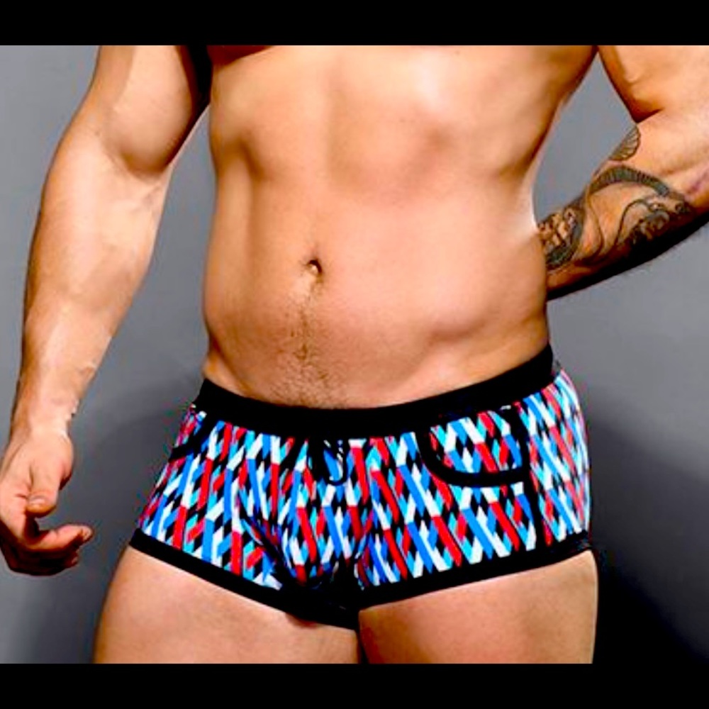 Andrew Christian men’s Pocket Trunk - Picture 4 of 6